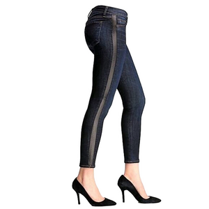 Hudson Ava Super Skinny Low Rise Leather Accent Ankle Jeans Women’s Sz 25